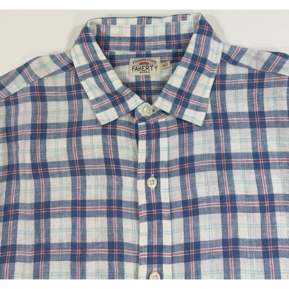 Faherty Multicolor Plaid Button Down Shirt - Picture 2 of 13